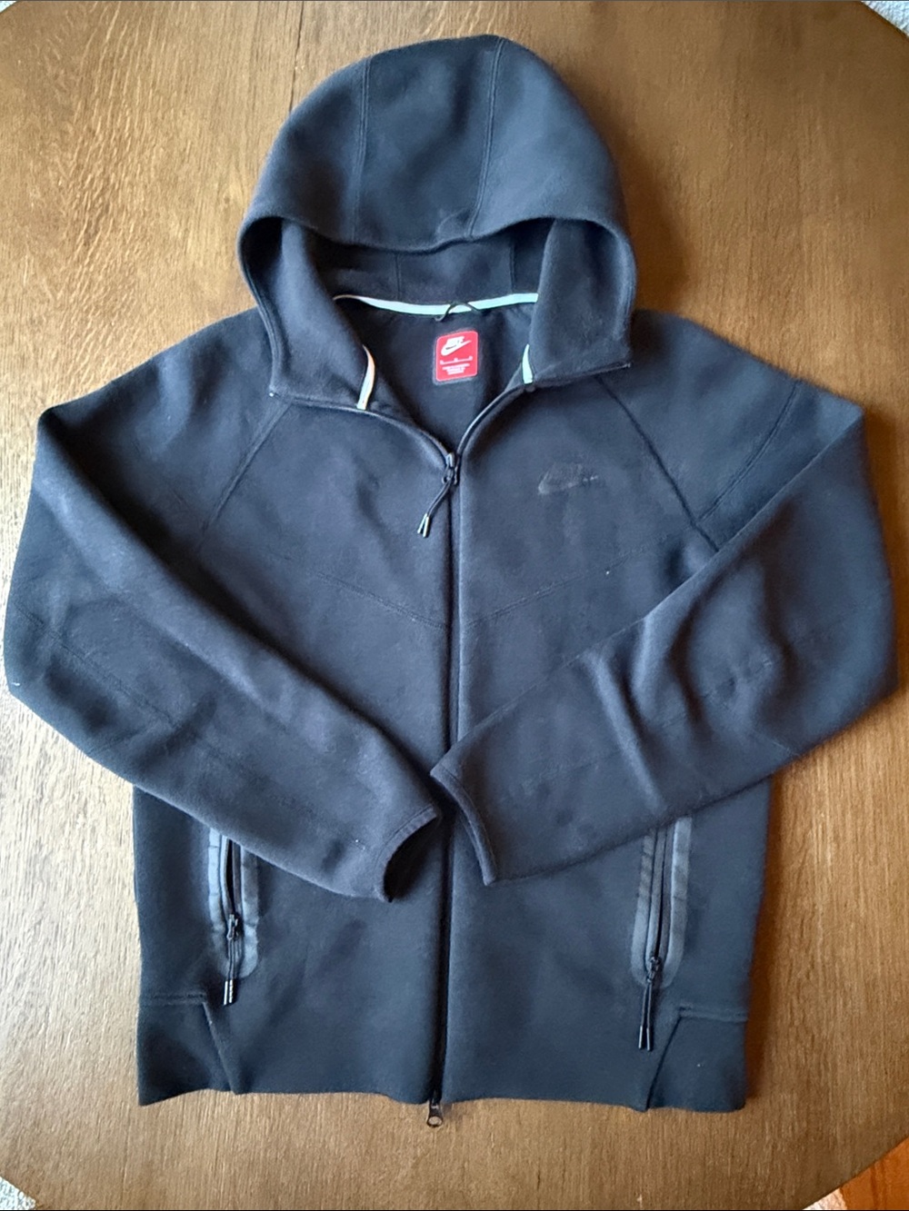 Nike Black Hooded Full-Zip Jacket